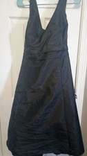 Davids bridal Knee Length Sz 22 Black Dress