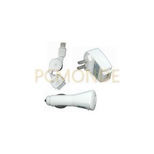 USB Retractable Cable  Home Travel  USB 12V Car Charger Kit for iPod