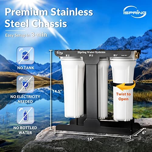  CW31 RV Water Filter System, 3-Stage RV Water Filtration System 3-Stage System