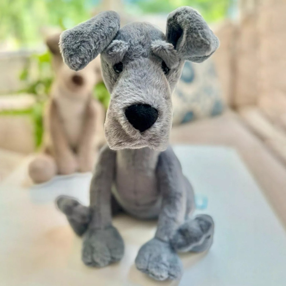 Soft Stuffed Great Dane Plush Toy Great Dane Puppy 3307 Great