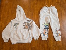 Toy Story Woody Buzz alien Slink Pajama Set size 3T Please Read Details