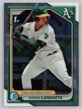 2024 BOWMAN #BCP-28 RAMON LANDAETA CHROME PROSPECTS OAKLAND ATHLETICS