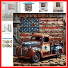 5D Truck Diamond Art Kits for Adults Beginners,DIY Full Round Drill Diamond P...