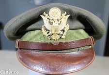 US WW2 AAC USAAF Officer's TRUE CRUSHER Visor Hat Cap Feldman Size 7 1/8 Mothing