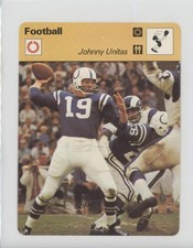 1977-79 Sportscasters Series 01 Lausanne A Johnny Unitas #01-15 HOF 0r5w