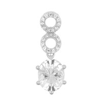 Danburit Zirkon Sterlingsilber-AnhäNger