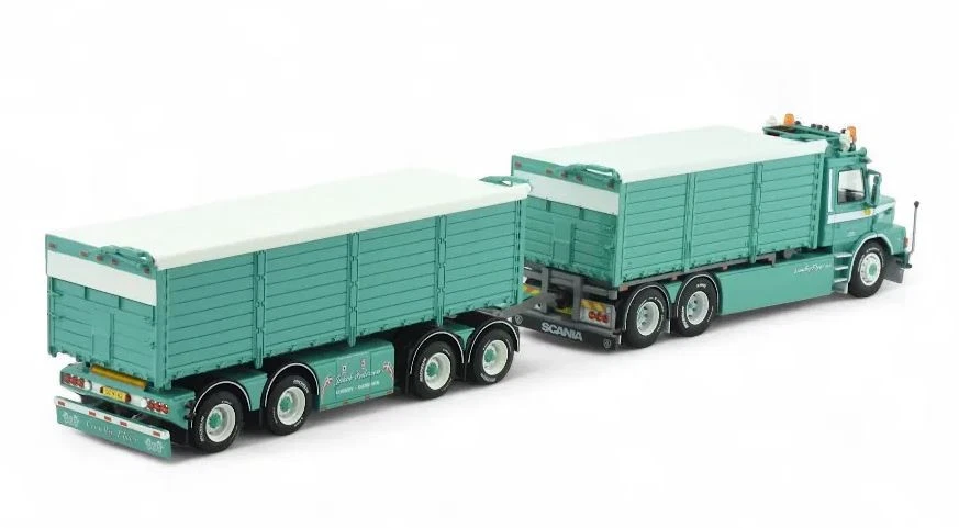 TEKNO, SCANIA 142 Torpedo 6x4 porteur avec remorque 2+2 Essieux JAKOB PEDERSE... - Photo 3/4