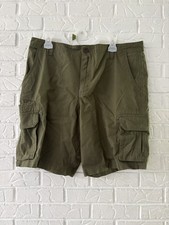 Magellan Outdoors Men's Olive Green Cargo Shorts 36W