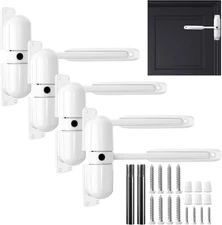 Gisafai 4 Sets Automatic Door Closer, Spring Door Closer Heavy Duty Self Closing