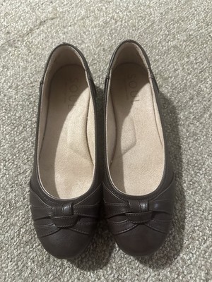 Soul Naturalizer Slip-On Ballerina Flats  Sz 8M Brown