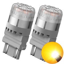 AUXITO 3157 3156 Amber Yellow LED Turn Signal Parking Light Bulb Error Free 2PCS