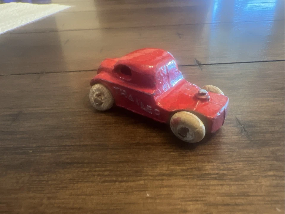 Cabina de camión Barclay "Remolque" escrito en el lateral ¡Raro! Slush Metal 1930 Foto 4 de 4