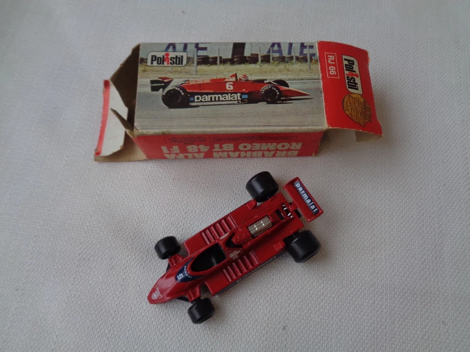 POLISTIL MODELLINO F1  1980 SCALA 1:55 BRABHAM ALFA ROMEO BT 48RJ 66 CON SCATOLA - Immagine 2 di 4