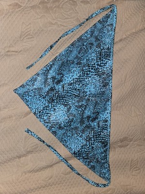 Hair Accessories, Fabric Hair Cover. Bandana Style,  Snakeskin Pattern