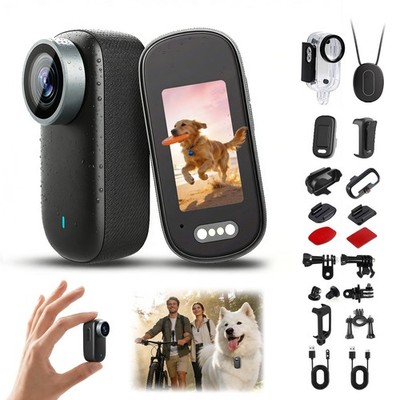 Best 4K Mini Body Camera Portable Thumb Action Camera with Audio, Vertical/Wide