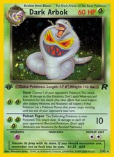 Dark Arbok - 2/82 - Pokemon Team Rocket 1st Edition Holo Rare Card WOTC NM on eBay