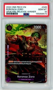 Zoro Pre Release Winner | eBay