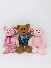 Ty Beanie Baby Teddy Bears Lot Of 3 With Tags