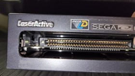 *Broken As-is For Parts* Pioneer Laser Active PAC S-10 Sega Genesis Sega CD USA 