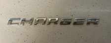 2013 Dodge Charger  OEM Badge  Nameplate Chrome Emblem  Rear Trunk Lid Dodge