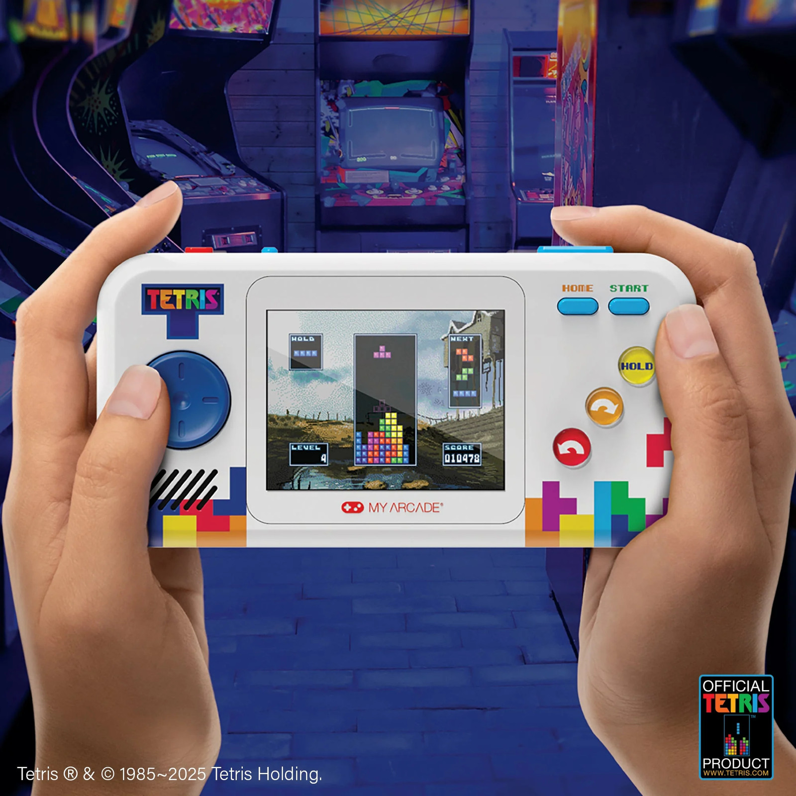 Console Tetris Pocket Player Pro My Arcade couleur avec écran rétroéclairé - 4