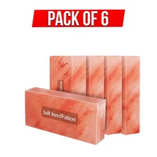 6 Himalayan Salt bricks 12"x8"x2" Multipurpose For Cooking, Spa, Sauna