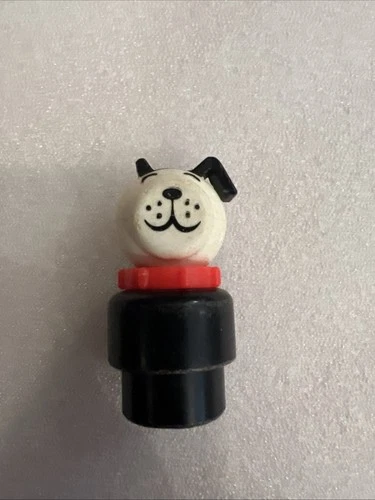 Fisher Price Little People Play Family Pet Puppy Dog Figure Toy Vintage plastic