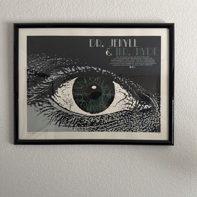 Dr Jekyll & Mr. Hyde Art Horror Monster Movie Print Poster Mondo Qfschris