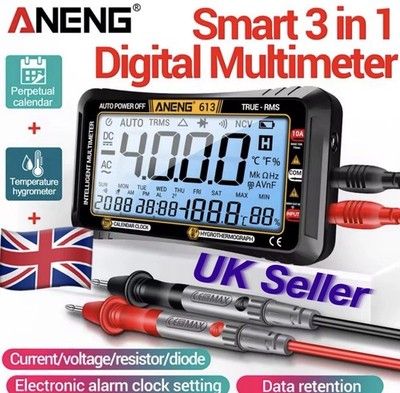 Aneng 613 Multimeter Auto Digital AC/DC Spannung Diode Strom Hertz Messung