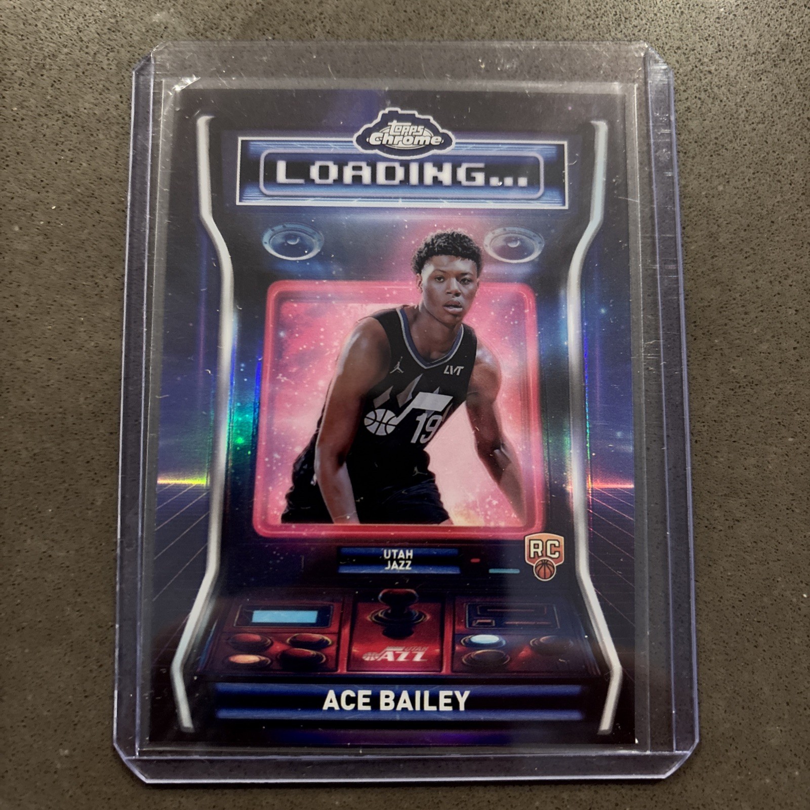 2025-26 Topps Chrome Basketball Ace Bailey LOADING Refractor SP Rookie Jazz