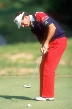American golfer David Peoples putts during the day two Kemper Open- Old Photo