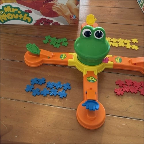 Milton Bradley Mr. Mouth Feed-the-Frog Board Game 1987 Vintage Animals Theme