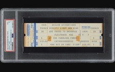 PSA 5 - 1982 FLEETWOOD MAC fabulous forum FULL concert TICKET