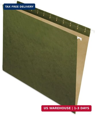 Pendaflex Recycled Hanging Folders, Letter Size, Standard Green, 25/BX (81600),