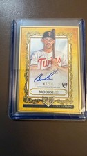 2025 Topps Gilded - Brooks Lee - Gold Frame Rookie Auto Gold/50 