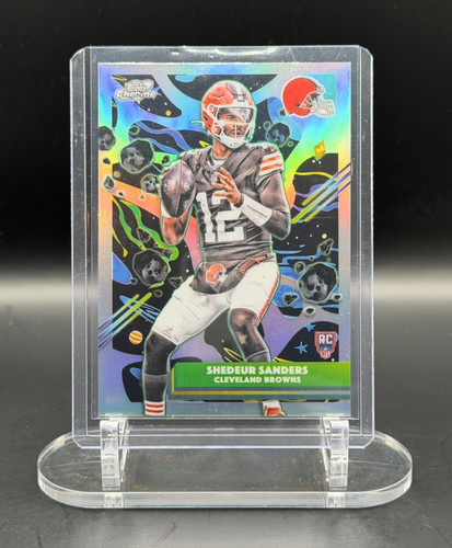 2025 Topps Cosmic Chrome Shedeur Sanders Browns RC Rookie #127 Silver Refractor