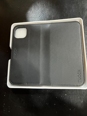 TUCCI iPhone 13 Case - New in Box - Black Leather