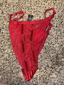 Victoria Secret Sexy Little Things Red Panty Size M