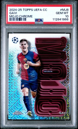 Gavi #MJ-8 2024 Topps UEFA Mojo card