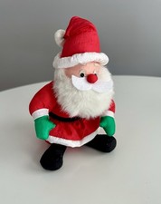 Christmas 90s Santa Puffy Parachute Nylon Puffy Plush 8 1995