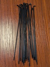 3 Pack Unbranded Bmx 14 Gauge Spokes Black Bike Bicycle 20 Wheel Build True