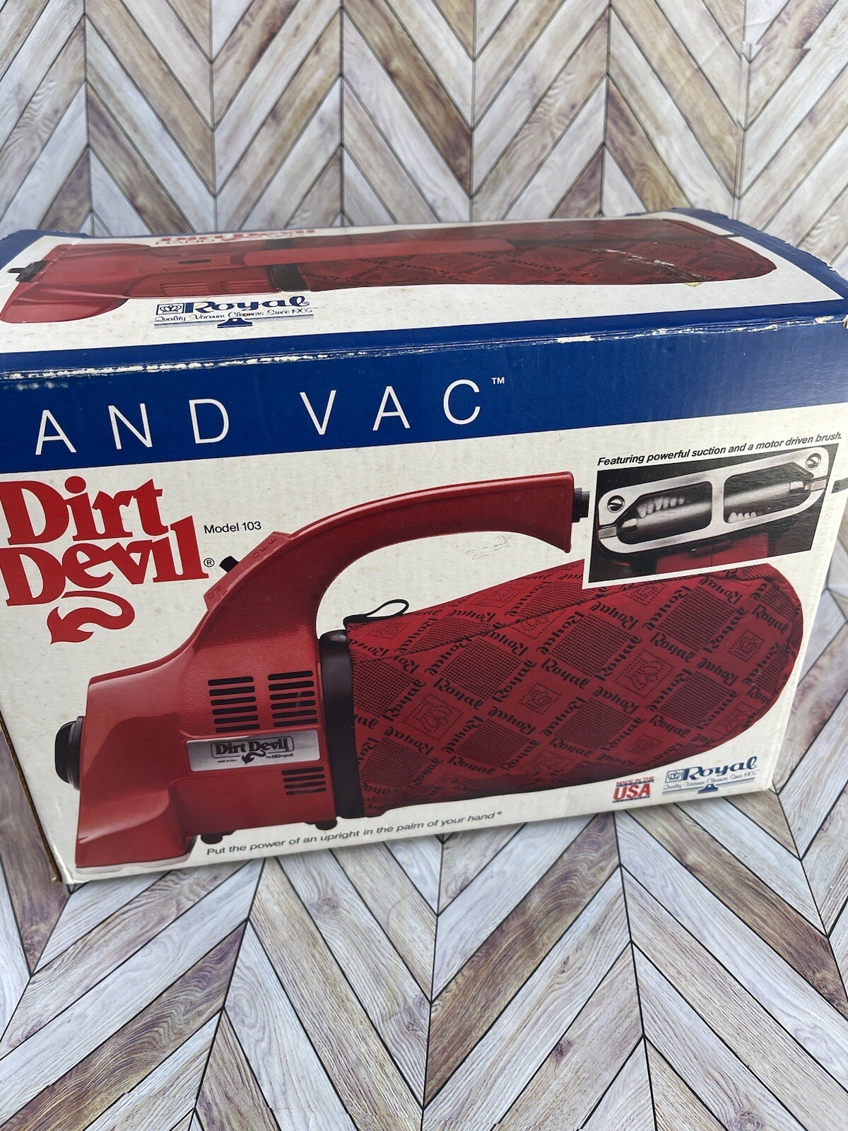 Royal Dirt Devil Hand Vac Handheld Vacuum Model 103 Vacuum
