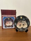 VINTAGE WOLVES 3D Decorative Plate -  Ceramic & Resin New In Box — photo 1