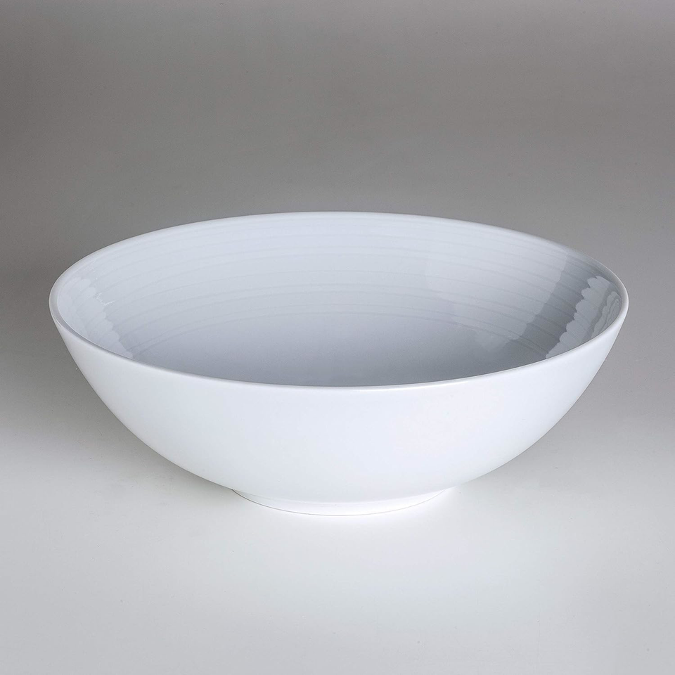 Kahla Nature Dinnerware Porcelain Salad Serving Bowl, 21cm, 1.3L, White