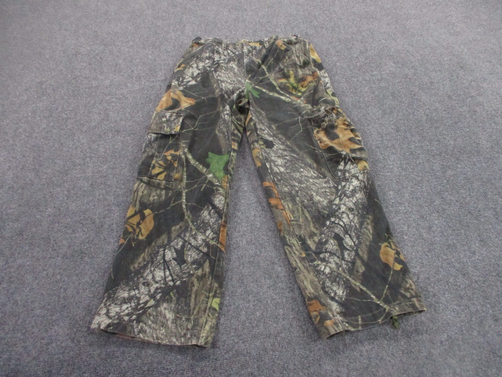 Mossy Oak Pants Mens S Camo Hunting Hiking Outdoor Cargo Camping Logo Mens