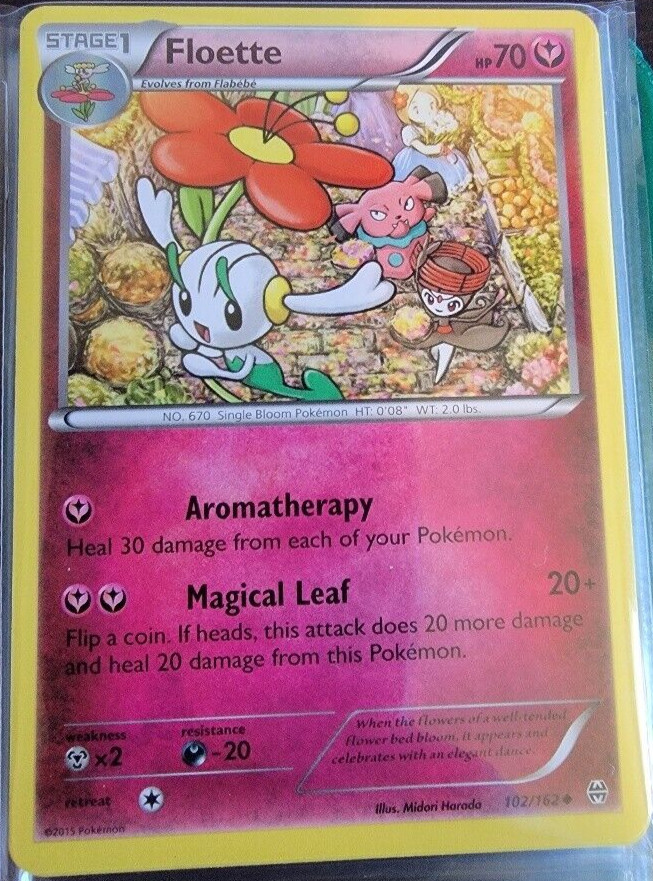 Floette # 102/162 XY: Breakthrough Set Pokemon Trading Cards TCG Game NM/MINT