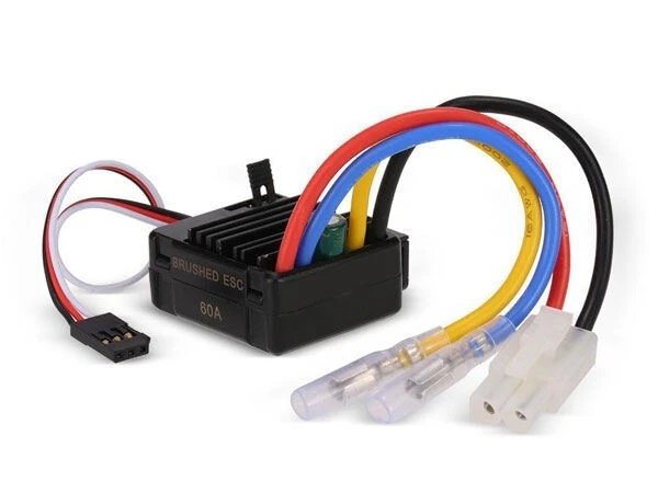 SURPASS HOBBY Waterproof Brushed ESC Electronic Speed Controller 60A For RC Car Boat Motor UK