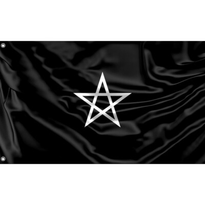 Schwarze Marokko Flagge I einzigartiges Design, 3x5Ft/90x150 cm, hergestellt in der EU