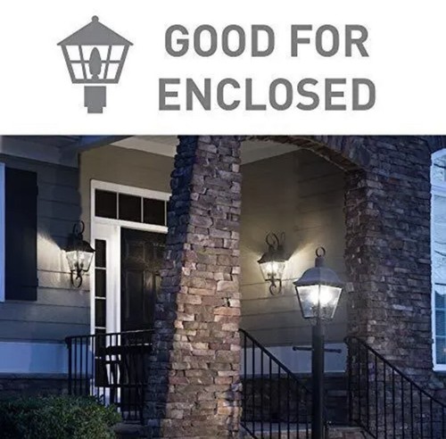 Cree Lighting B11 Candelabra Clear Glass Filament Post LED Light 75W Equivalent - Picture 4 of 12