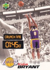 1997-98 UPPER DECK BASKETBALL LOS ANGELES ANGELES KOBE BRYANT CRUNCH TIME INSERT